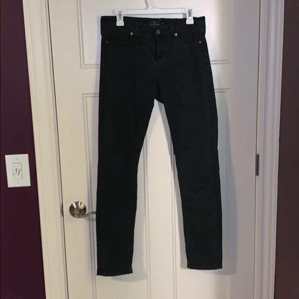 Vintage Lucky Brand Black Sofia Skinny Jeans